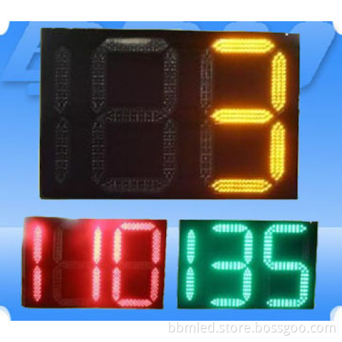 LED Traffic Signal Countdown Timer with Tri-Color